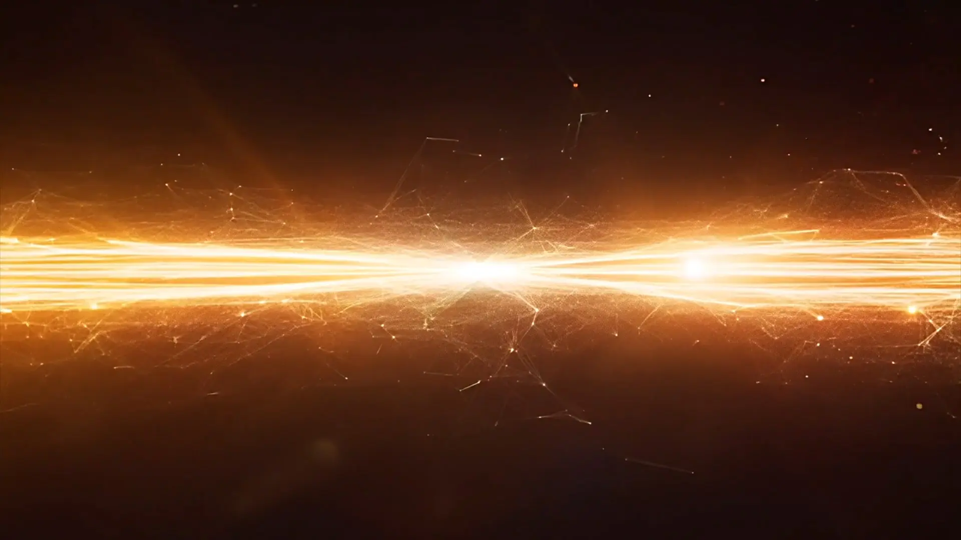 Cinematic Particle Burst Element for Title Animation